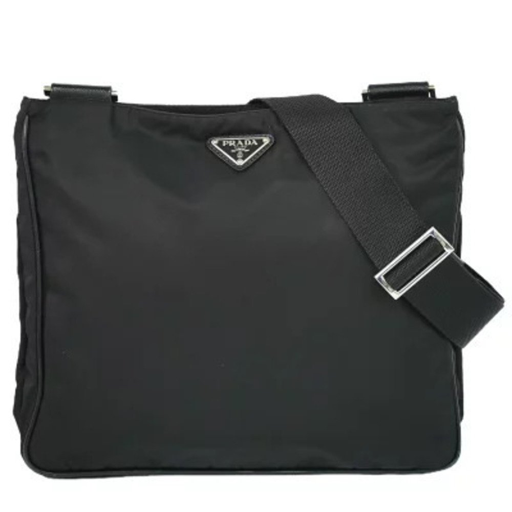 Prada Tessuto Shoulder Bag Black